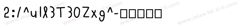 2:/^uIl3T30Zxg^字体转换